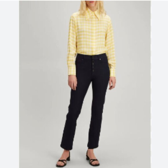 Joseph Denim - Joseph Gabardine Stretch Den Trousers Navy 38